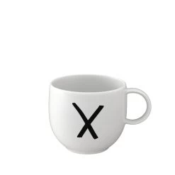 Becher X Letters In Weiß