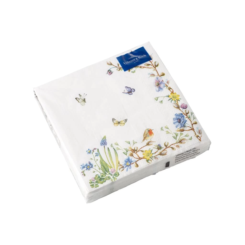 Villeroy & Boch Cocktail Serviette Blumenranke Oster Accessoires In Bunt 1 Villeroy & Boch Cocktail Serviette Blumenranke Oster Accessoires In Bunt