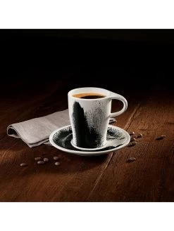 Villeroy & Boch Kaffeetasse "Coffee Passion" In Schwarz/ Weiß - 380 Ml -Villeroy & Boch villeroy and boch kaffeetasse coffee passion in schwarz weiss 380 ml 2