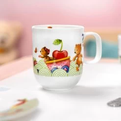 Villeroy & Boch Kinderbecher M.1 Henkel Groß Hungry As A Bear In Bunt -Villeroy & Boch villeroy and boch kinderbecher m 1 henkel gross hungry as a bear in bunt 3