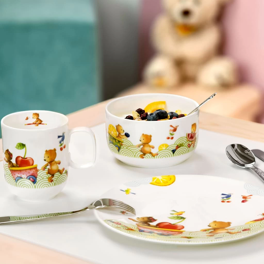 Villeroy & Boch Kinderbowl Hungry As A Bear In Rot 2 Villeroy & Boch Kinderbowl Hungry As A Bear In Rot – Bild 2