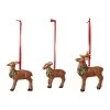 Villeroy & Boch Ornamente Hirsch Familie, Set 3tlg Nostalgic Ornaments In Bunt