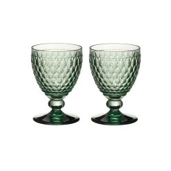 Villeroy & Boch Rotweinkelch Green Set 2tlg. Boston Coloured In Grün